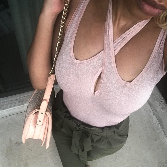 The Escanté Collection Pink Sparkly Body Suit - Picture 1 of 4